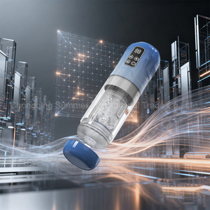 男性用バイブレーター自動カップマスターブレーター耐久性のある構造ボディセーフ素材親密な楽しみ男性用 - Product Image 1