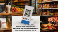 B003 Altavoz de Pago en la Nube 4G/WiFi con Transmisión de Voz, Código QR Agregado, Soporte SDK para Cajero