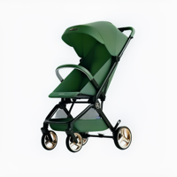Poussette Weilebao Super Légère en Alliage d'Aluminium, Valise de Luxe pour Voyage en Avion, Capacité de Charge de 15 kg, 0-3 Ans