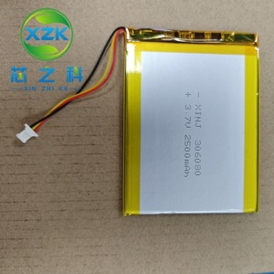 Xzk 306080 Polymer Li-ion <b>Battery</b> 2500mAh <b>3.7V</b> For Tablets And Portable Devices - Product Image 1