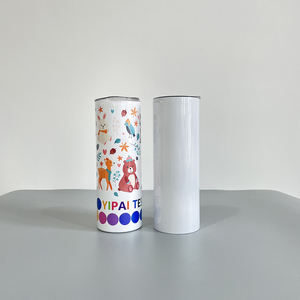 50 paquetes de almacén de EE. UU., 20oz, sublimación en blanco, borde absolutamente plano, borde recto Delgado en ángulo recto para impresión de prensa de calor - Product Image 3