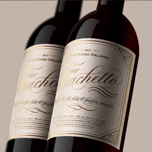 Impression personnalisée en relief blanc feuille d'or étiquette de vin Uv étiquettes de bouteille de vin personnalisées - Product Image 2