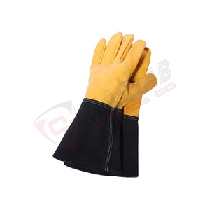 Gants de soudage de jardinage à manches longues de protection des mains pour l'extérieur - Product Image 1