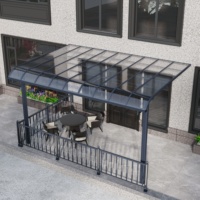 Lamelles métalliques auvent de terrasse persienne panneau solaire gazebo enduit de poudre pergola en aluminium à persienne bioclimatique pour fenêtre