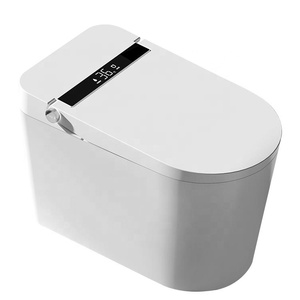 Inodoro Inteligente de Cerámica ABS IPX4, Kit de Inodoro de Una Pieza, Asiento con Calefacción Automática, Inodoros Inteligentes <span class=keywords><strong>para</strong></span> Sala de Estar - Product Image 1