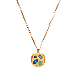 Collar con Circonita Colorida, Piedra de Nacimiento de Diciembre, con Hermoso Simbolismo, Regalo de Cumpleaños - Product Image 5