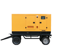 30KVA XGY-26 AC Mobiler Einphasiger Geräuscharmer Schalldichter Generator Anhängermontiert 400V/230V/220V 50/60Hz 24V DC Start Wasser 1800 U/min