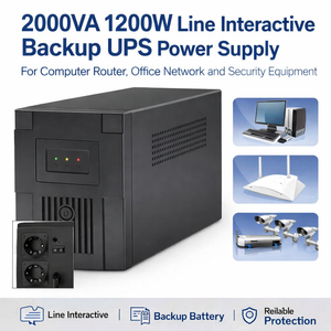 Sistema de Alimentación Ininterrumpida (<span class=keywords><strong>UPS</strong></span>) de Onda Sinusoidal Modificada de 1000VA para Router WiFi y Electrodomésticos - Product Image 6