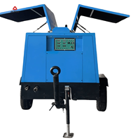 Compresseur d'air à vis diesel portable, moteur haute efficacité, capacité d'air de 34 m3/min pour les opérations de forage de roche