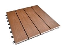 Heyes พื้นระเบียงแบบต่อประสาน DIY 30x30 PVC WPC กลางแจ้งลานกระเบื้องการออกแบบที่แตกต่างกัน - Product Image 5