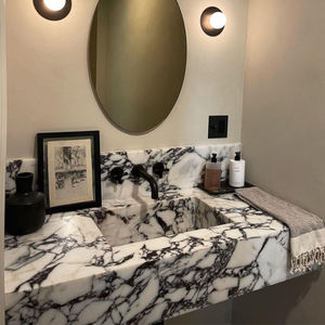 Marbre Calacatta Viola italien naturel de luxe 2026 pour plans de toilette et lavabos - Product Image 1