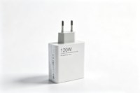 A1-7 120W Pengisi Daya Cepat Standar EU untuk Ponsel, QC3.0 Pengisi Daya Ponsel Cepat, Port USB-C Kompatibel dengan Ponsel