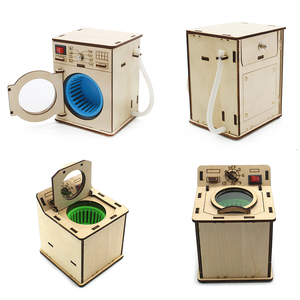 DIY Assembly Washing <strong>Machine</strong> Jigsaw 3D <strong>Puzzles</strong> STEM Toys Educational Equipment Science Engineering Toys for Students - Product Image 1