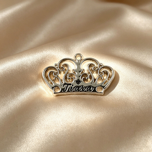 Custom Printed Zinc Alloy Brand Plate Metal Tag Fashion Labels for Apparel Bag <b>Hat</b> Decorative Hardware Parts - Product Image 4
