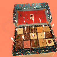 Boîte d'emballage en papier pour pâtisserie, gaufres, biscuits, desserts, gâteaux, avec logo personnalisé, en gros, de qualité alimentaire