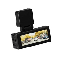4K Videorecorder Dashcam met IPS-scherm, verborgen achteruitrijcamera, 2-weg WiFi autocamera voor en achter, 2-kanaals