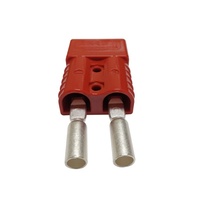 Connecteur solaire de type fiche robuste 120A rouge 600V DC 12-24V 2AWG-6AWG