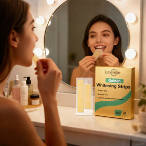 Luxsmile UKCA Vegan Coconut Natural 9d 14 Private Label Personnalisé Blanchiment Des Dents Stripe Freestyle <span class=keywords><strong>Optium</strong></span> Bandelettes de Test - Product Image 1