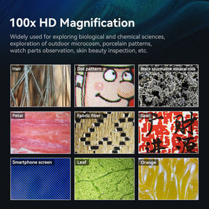 APEXEL電子機器修理用の白い暖かいUV照明付きの新しい携帯電話顕微鏡100X携帯電話レンズ - Product Image 5