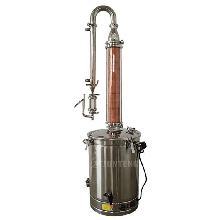 Distillatore di idrolato dell'acciaio inossidabile dell'attrezzatura di distillazione a vapore dell'olio essenziale della rosa della famiglia 200L