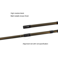 Высококачественное удилище для нахлыстовой ловли IM12 Czech Nymph Fly Rod Carbon Blank 11'0'' LW3 5sec (B02)