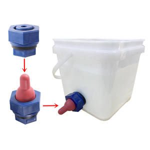 Dot anak sapi karet, alat pemberi makan anak sapi kualitas makanan untuk hewan peliharaan pertanian penghilang instalasi mudah dengan dasar tetap - Product Image 3