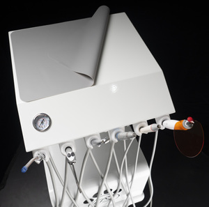 Unidad Dental Veterinaria BL-610F con Compresor de Aire Silencioso sin Aceite, Tanque de Acero Inoxidable de 10L, Unidad de Fotocurado LED Integrada - Product Image 6