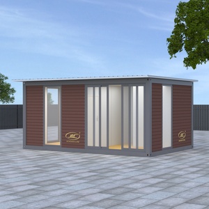 Villa Prefabbricata Modulare Traspirante in Container con Garage, Deposito e Giardino - Design Moderno Compatto per Brand - Product Image 4