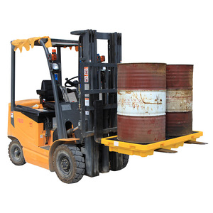 Leak-proof pallet, chemical tonne <b>drum</b>, virgin <b>plastic</b> oil <b>drum</b>, four-<b>drum</b> oil receiving platform, four-way forklift entry - Product Image 4