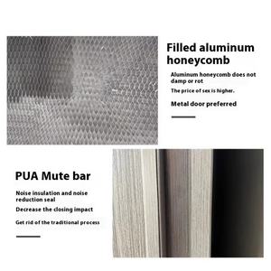 Puerta de Dormitorio de Aleación de Aluminio de Foshan, Protección Ambiental, Resistente a la Humedad, Puerta de Habitación de Panal de Aluminio Extremadamente Estrecha - Product Image 6