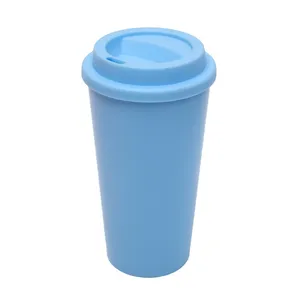 Promotional Custom Logo Printed 16oz Hard PP <b>Plastic</b> Coffee <b>Cups</b> Lids-Reusable Advertising Gifts Custom Color Classic Design - Product Image 2