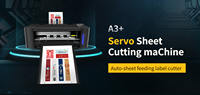 Cortador de pegatinas de hoja automática de doble cabezal con producto de plotter de gráfico de servomotor para cortador de vinilo de Software Signmaster