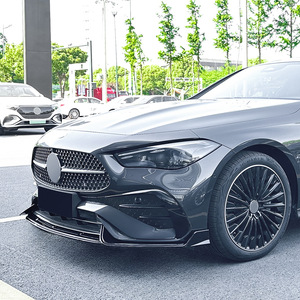 Amp-Z Front Bumper Lip Splitter Carbon Fiber Texture Matte Finish For Mercedes-Benz CLE Coupe C236 2024 AMG - Product Image 3