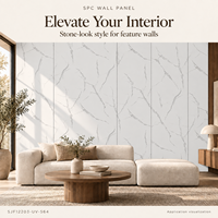 Panneau mural moderne en PVC imperméable et ignifuge, conception graphique OEM/ODM, garantie 3 ans pour l'intérieur des salles de bain d'appartements