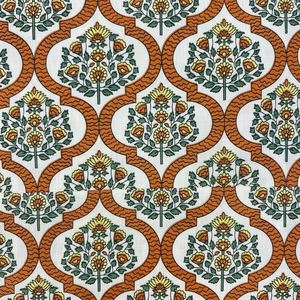 Vente en gros de lot de tissu à coudre en coton indien imprimé floral à la main pour filles pour sacs - Product Image 1