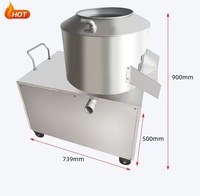 Ventes d'Usine Machine Automatique de Nettoyage et d'Épluchage pour Pêches, Oignons, Carottes, Pommes de Terre et Gingembre 100-500kg/h
