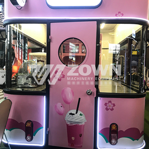 Eco‑Friendly Fiberglass Food Cart Waterproof Concession Cart for Beach Resort Wedding Catering - Product Image 3