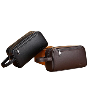 Bolso de mano de cuero PU de gran capacidad para hombre, bolso de negocios de nuevo diseño con bloqueo de contraseña, cierre de cremallera para invierno y verano - Product Image 1