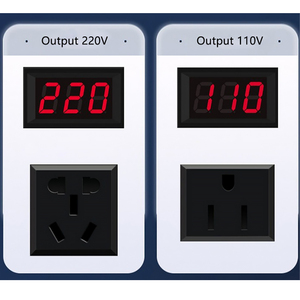 Transformador de Potencia Trifásico de Bobina Toroidal de Aluminio de 110V a 220V a 110V para Conversión de Voltaje de Adaptador de CA 50/60Hz - Product Image 2