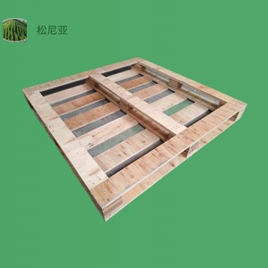 พาเลทไม้ฟอร์คลิฟท์ Sognia ขนาด 1110x1110x120 ซม. ไม่ต้องรมควัน ทางเข้าสี่ด้าน สำหรับขนส่งทางทะเล โลจิสติกส์ ขายส่ง - Product Image 3