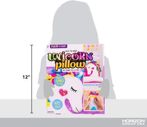 Kit de Bricolage 2026 : Créez Votre Propre Cadeau de Noël – Coussin Licorne Arc-en-ciel en Feutre Doux Géant Facile à Nouer (Sans Couture) pour Enfants - Product Image 6