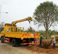 Nouvelle grue mobile mini-camion AOMAN-105 de 3,2 tonnes avec moteur DF, flèche télescopique, boîte de vitesses et pompe, faible entretien, manutention de marchandises, logistique
