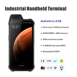 4G WIFI BT GPS ile 6.<span class=keywords><strong>3</strong></span> inç sağlam IP68 su geçirmez <span class=keywords><strong>pda</strong></span> <span class=keywords><strong>Android</strong></span> el terminali - Product Image 2