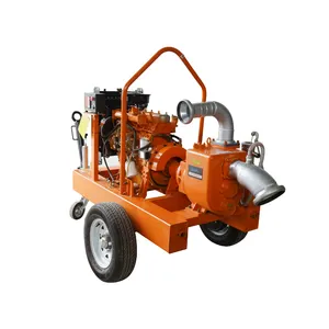 Máy Bơm Nước Diesel Chất Lượng Cao Bộ Bơm Ly Tâm Ngang Máy Bơm Rác Nước Thải Tự Mồi