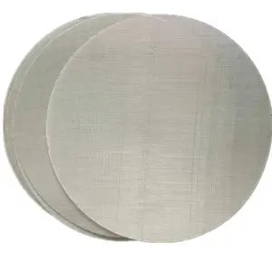 Stainless Steel Mesh Round Screen Filter Discs For Distillation Absorption Evaporation Filtration