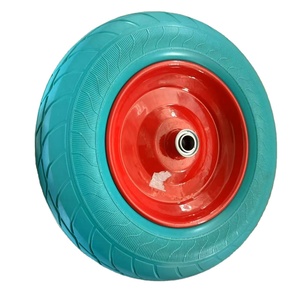 16 Inch 4.80/4.00- 8 Puncture Proof Solid PU Foam <strong>Wheel</strong> <strong>for</strong> Wheelbarrow Solid PU <strong>Wheel</strong> <strong>Trolley</strong> Wagon Barrow <strong>Wheel</strong> No Reviews yet - Product Image 4