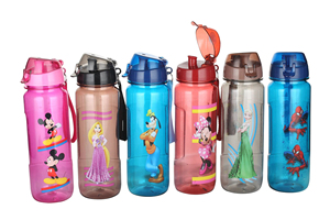 Tritan bouteille d'eau Anti-Corrosion Silicone revêtement sans BPA étanche sport Gym voyage Fitness Yoga extérieur voiture utilisation dos - Product Image 2