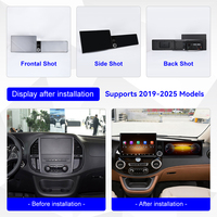 Autoradio Android avec Wifi et Carplay pour Benz Vito 2019~2025, écran intelligent, GPS, navigation multimédia, récepteur stéréo, lecteur, unité principale IPS