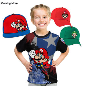 <span class=keywords><strong>เสื้อ</strong></span>ยืดสำหรับเด็กหมวกมาริโอและ<span class=keywords><strong>มาริ</strong></span>โอสำหรับผู้ใหญ่สำหรับเด็ก - Product Image 3