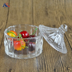 Ciotola di <span class=keywords><strong>vetro</strong></span> a forma di torre vasetto di zucchero candito coco bean/frutta secca/mandorle/anacardi contenitori di stoccaggio - Product Image 2